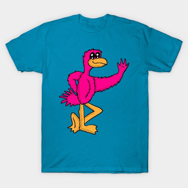 Frankie Flamingo T-Shirt by Eric03091978